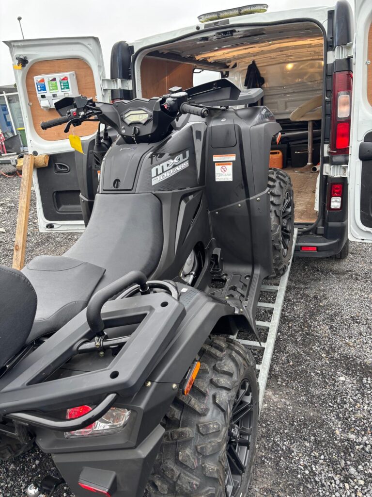 Kymco 700 going out